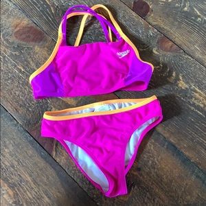 Girls speedo bikini size 10 euc